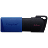 Kingston DataTraveler Exodia M USB flash disk 64 GB čierna/modrá DTXM/64GB USB 3.2 (Gen 1x1); DTXM/64GB
