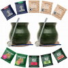 Sada pre dvoch 10x50g Yerba Mate Bombilla Tykva