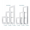 2N Helios IP Verso Rám pro instalaci do zdi, 3 moduly 9155013