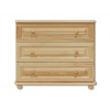 Casarredo DK-106 komoda s 3 zásuvkami morenie gray