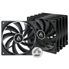 ARCTIC F12 PWM PST (5PCS Value Pack) (Black) - 120mm case fan s PWM control and PST cable - Pack ACFAN00250A