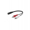 PremiumCord Kabel Jack 3.5mm-2xCINCH F/M 1,5m (kjackcinb2)
