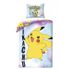 Halantex obliečky Pokémon Pikachu Smile Bavlna 140x200 70x90