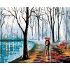 Maľovanie podľa čísel – Na prechádzke pri vode, 100 × 80 cm, napnuté plátno na rám 8596530034032