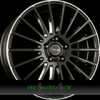 AVUS AC-M03 8x18 5x112 ET45.00 black polished lip