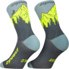 Ponožky DYNAFIT Traverse Crew Socks Cinder Ultra Yellow Sivá 39-42