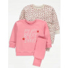 Teplaková súprava - George Children's Tracksuit Veľkosť 104 biela, ružová (2-palec George 3-4L jahody)