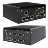 Sintrones SBOX-2624P Embedded Computer (AMD Ryzen R2312, 2x HDMI, 1x 2.5GbE, 4x GbE PoE, 4x COM, 9 - 36V DC) 3751