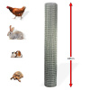 DEMA Voliérové štvorhranné pletivo pozinkované 19 mm, 1x10 m, drôt 0,8 mm 31224D