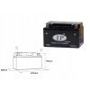 LANDPORT BATÉRIA YTZ10-S (MS LTZ10-S) 12V 8,6AH 150X86X95 BEZÚDRŽBOVÝ -