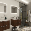 Nimco - zrkadlo 60 x 60 cm s LED podsvietením