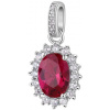 Brosway strieborný prívesok Fancy Passion Ruby FPR13