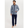 Pánske pyžamo Italian Fashion Alden Farba: Modrá, Veľkosť: 2XL