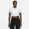 Nike Sportswear Essential Women's Slim-Fit Crop T-Shirt White 14 (L)