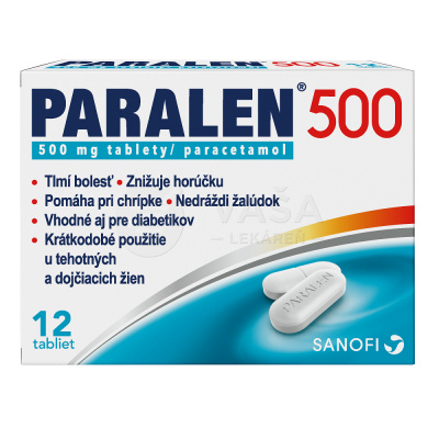 Paralen 500 mg 12 tabliet