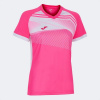 Joma Dámsky dres SUPERNOVA II T-SHIRT FLUOR PINK-WHITE S/S Veľkosť: M