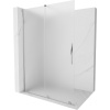 Mexen Velar predlžovacia sprchová stena 160 x 200 cm, mráz 8 mm, chróm - 871-160-000-33-01