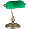 Rabalux Bank stolová lampa 1x60 W zelená-hnedá 4038