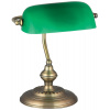 Rabalux Bank stolová lampa 1x60 W zelená-hnedá 4038