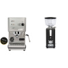 Profitec GO, brushed stainless steel + ECM S-Automatik 64, anthracite