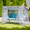 Záhradná hojdačka - 461872 Celebes Garden Swing s komármi siete 4 osoby (461872 CELEBES GARDEN Hojdačka s moskytiérou 4 os.)