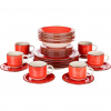 Banquet 30-dielna jedálenská súprava Spiral ​Red