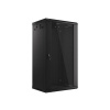 LANBERG RACK CABINET 19” WALL-MOUNT 22U/600X450 (FLAT PACK) BLACK V2