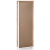 Andres dvere do sauny Scan 6x19 bronz osika