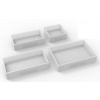 Green Stuff World Containment Molds for Square Bases (pack x4) (Green Stuff World)