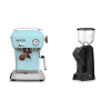 Ascaso Dream PID, Kid Blue + Eureka Zenith 65 NEO, black