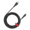 Canyon OnWire 18TP, 2 m kábel, USB-A / USB-C, 18 W, 480 mbps, čierny