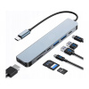 DOKOVACIA STANICA USB-C 7 v 1 HDMI 4K UHD SD/TF
