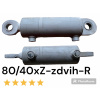 Hydraulický valec HM1.2 80/40x800-R Zdvih-Výsuv: 800, Vnút.Ø valca D:: 80, Ø piestnej tyče d:: 40