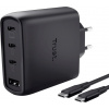 TRUST GaN Nabíječka MAXO 65W, 3xUSB-C,1xUSB-A, černá 26067