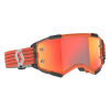 Motokrosové okuliare FURY CH orange/grey SCOTT - USA plexi orange chrome