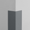 VMBal Plastová ochrana rohu LUX - TMAVOŠEDÁ - 65 x 65 mm x 1,5 m - samolepiaci