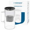 Sklenená filtračná kanvica Wessper D2 BOROSILICATE 3l čierna + filter
