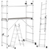 Rebrík - Skladací teleskopický rebrík 3,8 m hliníkový 150 kg (Rebrík - Skladací teleskopický rebrík 3,8 m hliníkový 150 kg)
