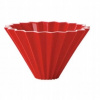 ORIGAMI PORCELÁNOVÝ DRIPPER NA PRÍPRAVU KÁVY, VEĽKOSŤ S, ČERVENÝ