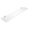 Nimco BORMO IXI polička s frézovanými otvormi 60cm chróm/matné sklo BR X360-26
