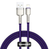 USB kábel pre Lightning Baseus Cafule, 2,4 A, 1 m (fialový) 22138