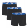 Jhk Pánske krátke boxerky - 3 kusy JHK900 Black XS