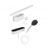 Hansgrohe Wallstoris Sada ručnej sprchy, termostatu, tyče, úložnej súpravy, biela matná 24250700