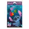 Colorino pastelky trojhranné JUMBO Stitch, 12 farieb
