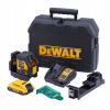 DeWALT DCLE34021D1 samonivelačný krížový laser so zeleným lúčom, dosah 55m, 1x2Ah batéria