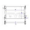 TYC Chladič motora TYC 725-0042-R