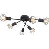 Globo Lighting Xara I stropné svietidlo 6x40 W čierna 54802S-6
