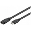 PremiumCord ku31mf1 Prodlužovací, USB-C M/F, 1m, černý