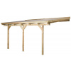 Drevená zahradná pergola 671 (5,1x3 m)
