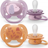 Avent Philips šidítko Ultrasoft Premium Zvířátko 2 ks ružová/oranžová